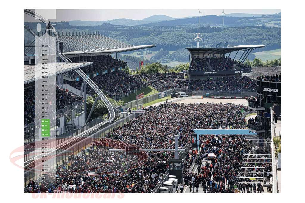 24h Nürburgring calendar 2023 67 x 48 cm / Gruppe C Motorsport Verlag