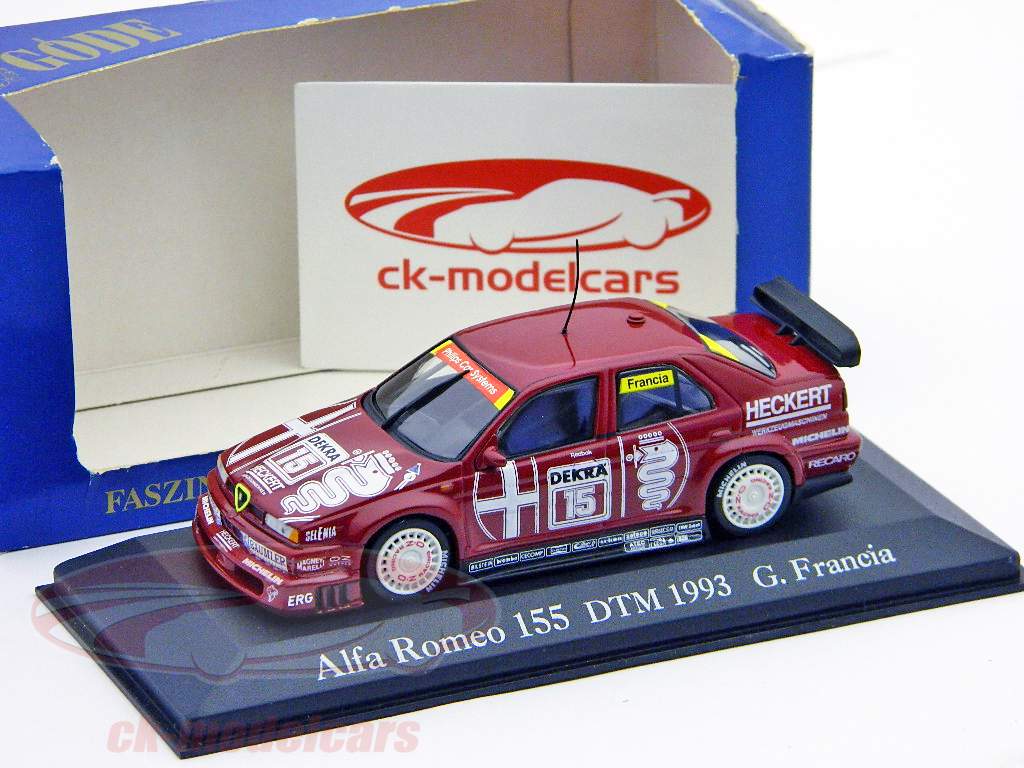 レア銀箱 ミニチャンプス アルファロメオ 155 V6 TI DTM 1996