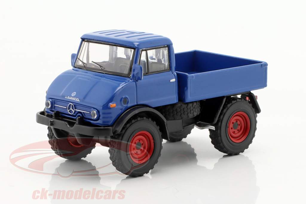 Unimog U406 blue 1:64 Schuco