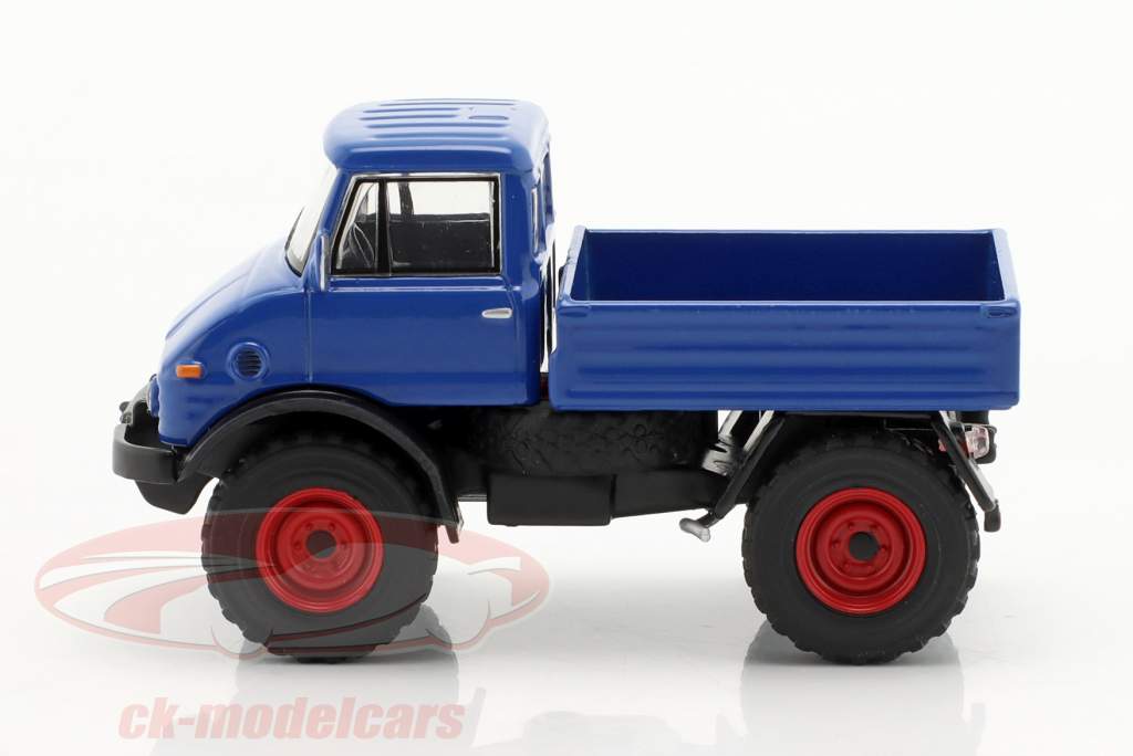 Unimog U406 blau 1:64 Schuco