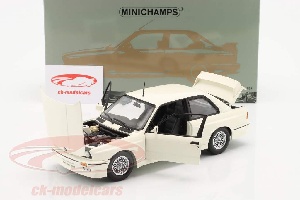 Minichamps 1:18 BMW M3 (E30) year 1987 white 180020307 model