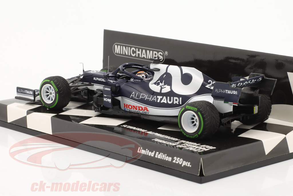 Yuki Tsunoda Alpha Tauri AT02 #22 Turkey GP formula 1 2021 1:43 Minichamps