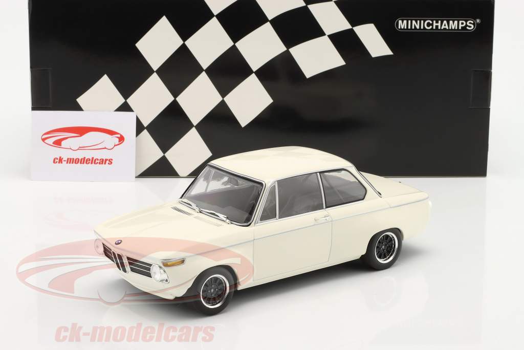 BMW 2002 Plain Body Version 1970 blanc 1:18 Minichamps