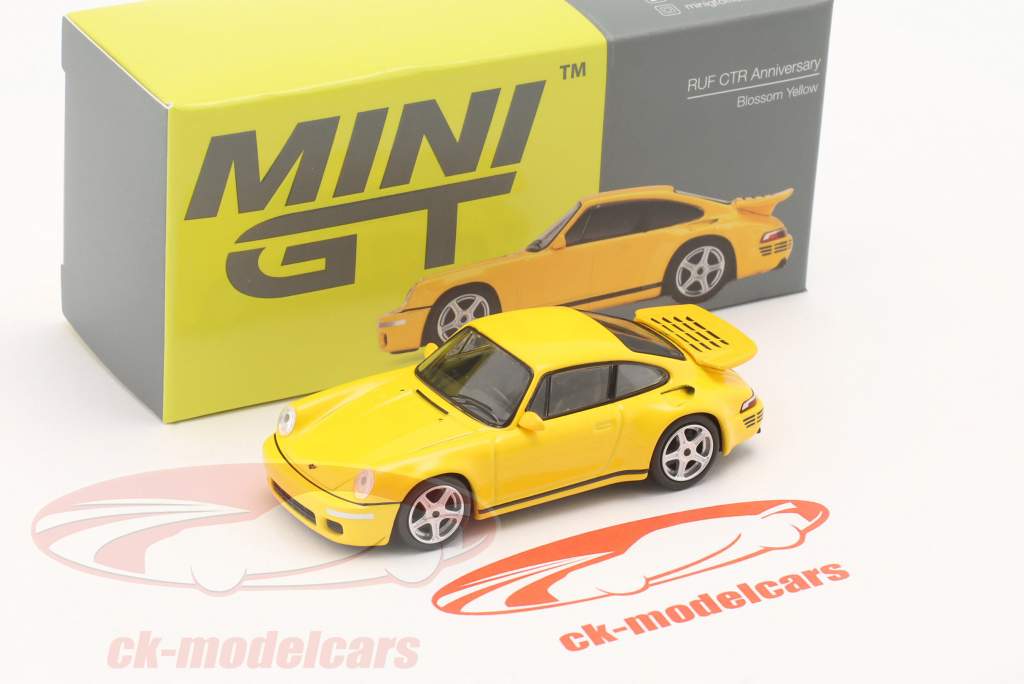 Porsche RUF CTR Anniversary 黄色の花 1:64 TrueScale