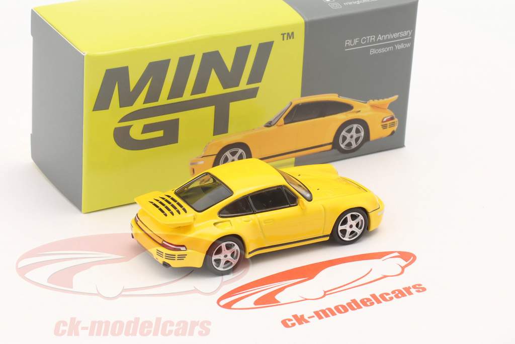 Porsche RUF CTR Anniversary 黄色の花 1:64 TrueScale
