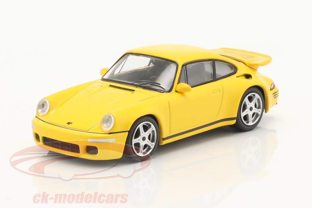 Porsche RUF CTR Anniversary blossom yellow 1:64 TrueScale