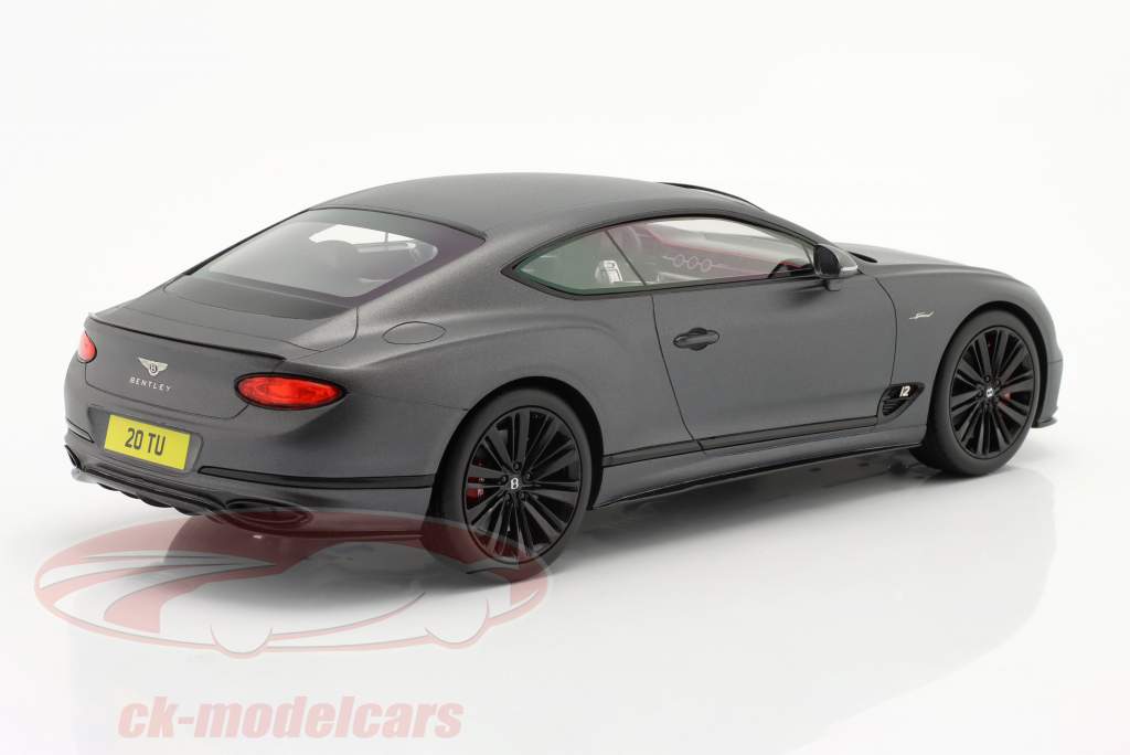 Bentley Continental GT Speed 建设年份 2022 缎 灰色的 1:18 TrueScale