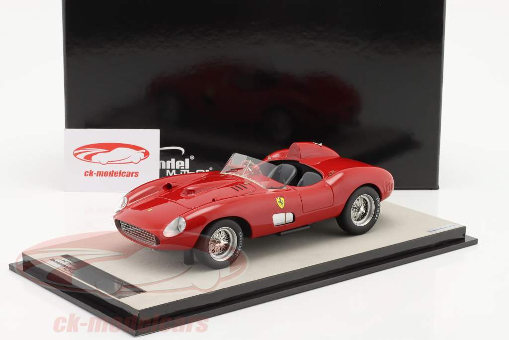 Ferrari 335S Trykke Version 1957 rød 1:18 Tecnomodel