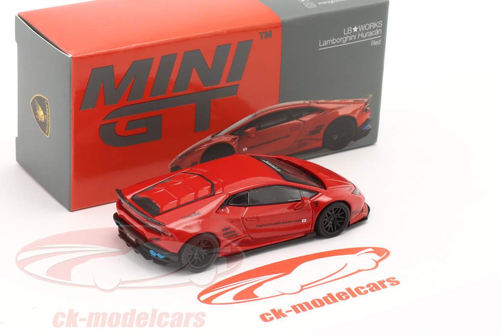Lamborghini Huracan LB Works rød 1:64 TrueScale