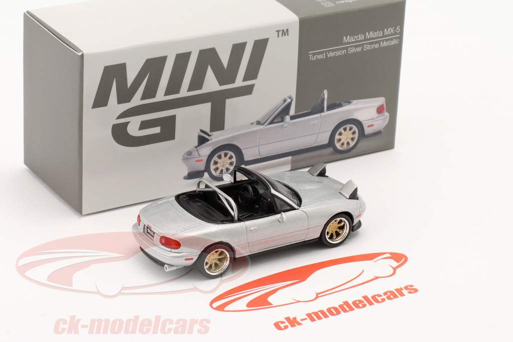 Mazda Miata MX-5 Tuned Version 銀 メタリック 1:64 TrueScale