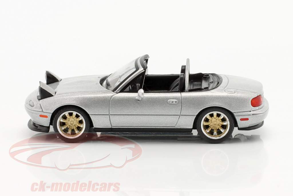 Mazda Miata MX-5 Tuned Version 銀 メタリック 1:64 TrueScale