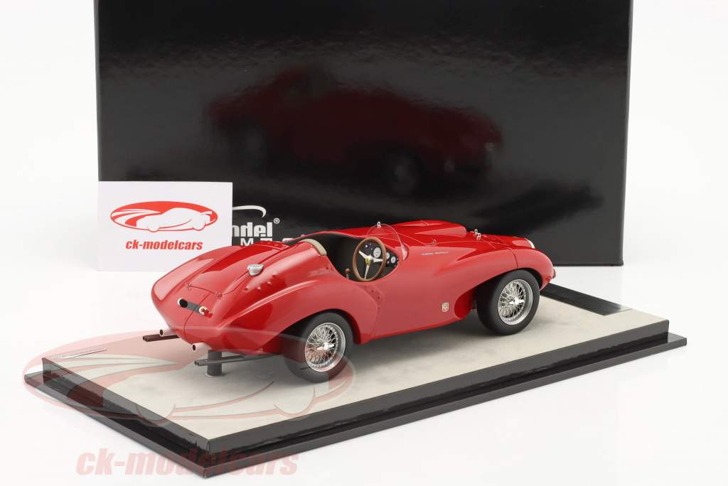 Ferrari 166MM Abarth Trykke version 1953 rød 1:18 Tecnomodel