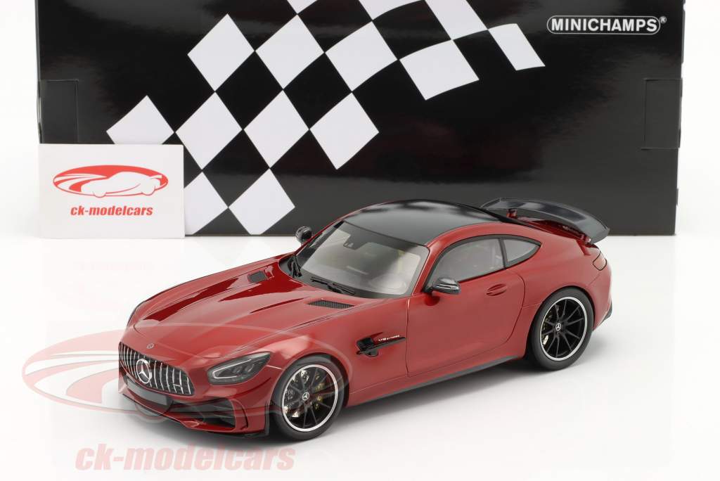 Mercedes-Benz AMG GT-R Baujahr 2021 rot metallic 1:18 Minichamps