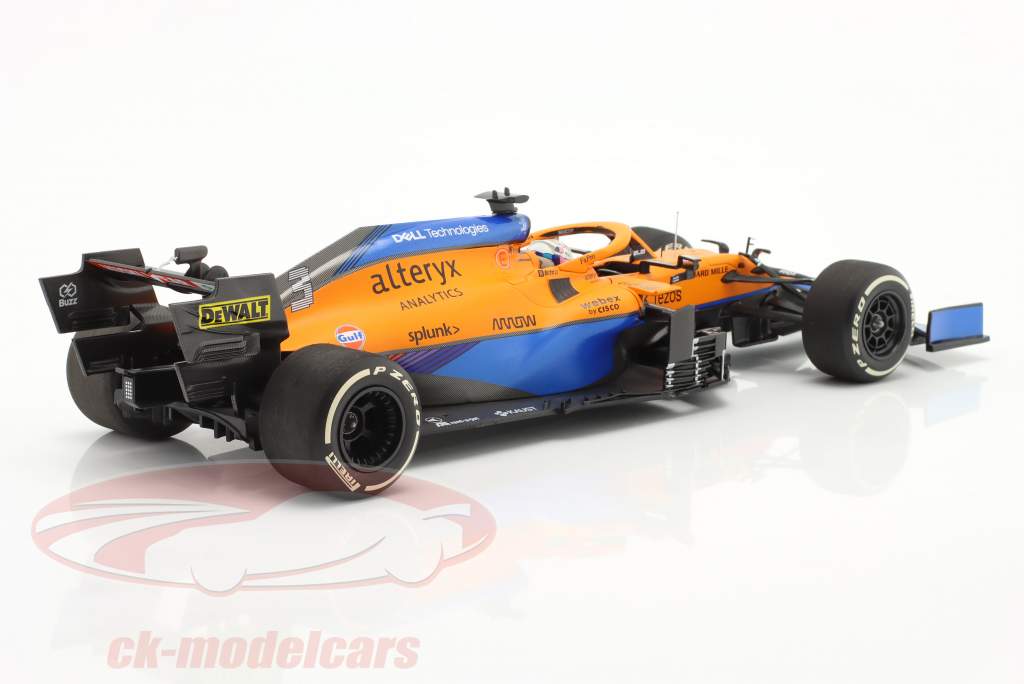 D. Ricciardo McLaren MCL35M #3 Winner Italian GP formula 1 2021 1:18 Minichamps