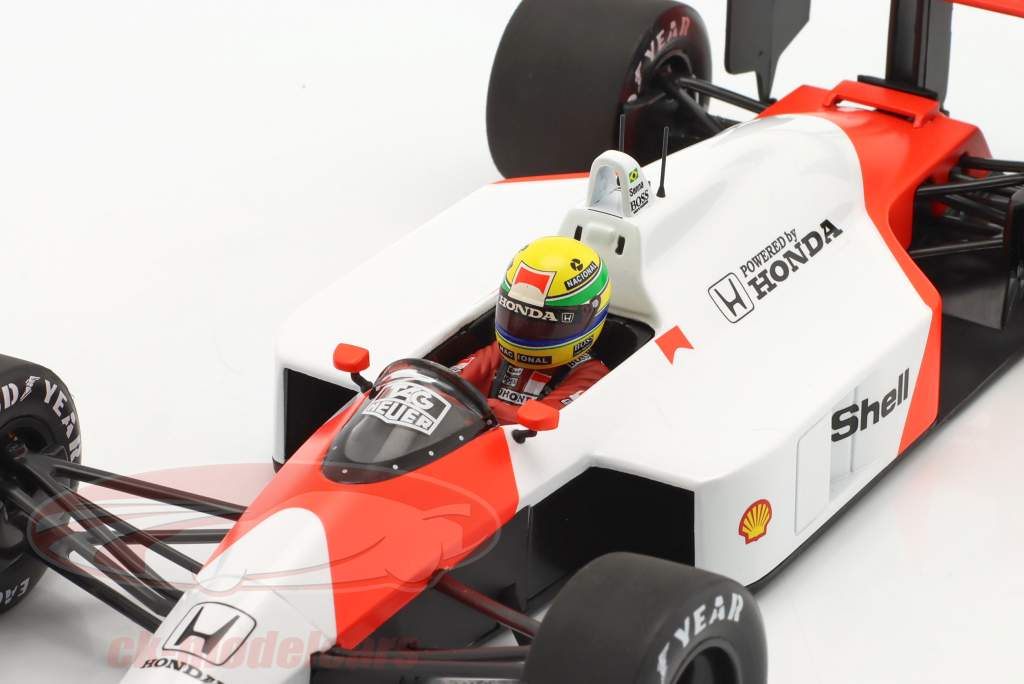 Ayrton Senna McLaren MP4/4 #12 Formel 1 Weltmeister 1988 1:18 Minichamps