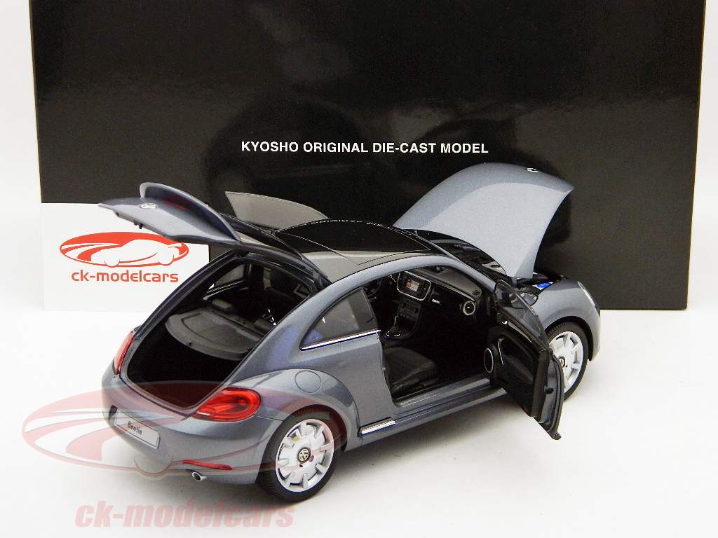 Kyosho VW THE Beetle 1/18ダイキャストカー Kyosho 1:18 Volkswagen VW Beetle Coupe 2011 platinum grey