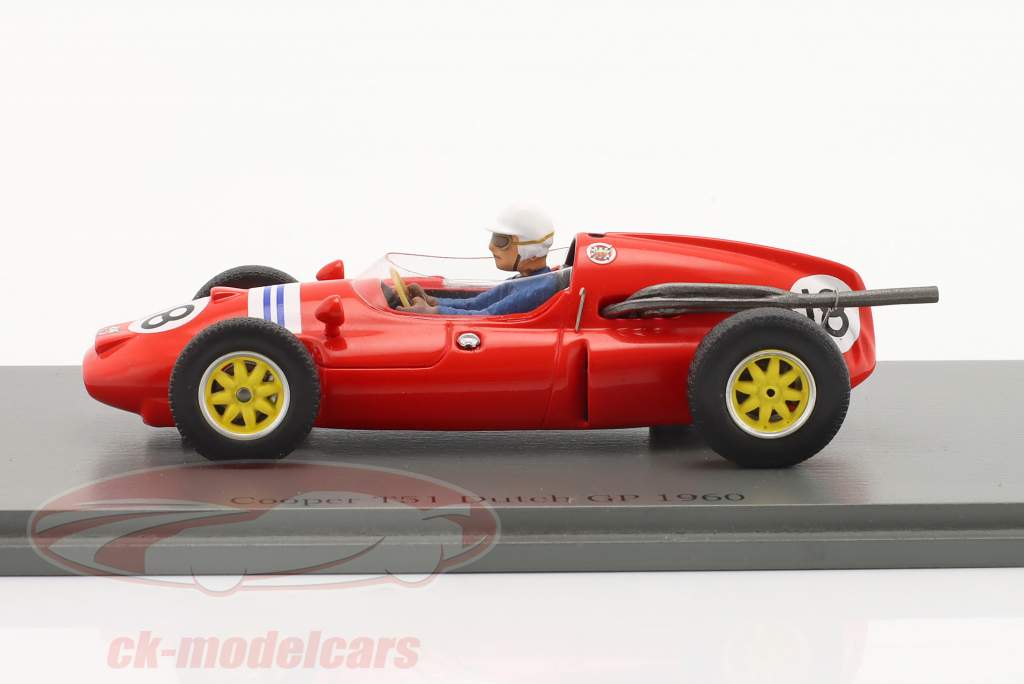 Maurice Trintignant Cooper T51 #18 Niederlande GP Formel 1 1960 1:43 Spark