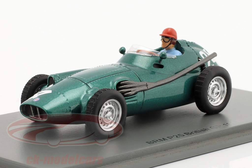Jack Fairman BRM P25 #24 Großbritannien GP Formel 1 1957 1:43 Spark