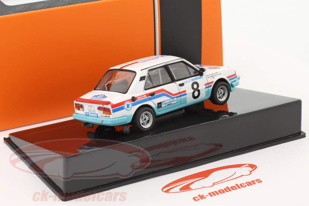 Skoda 130 L #8 5th rally Bohemia 1988 Krecek, Motl 1:43 Ixo