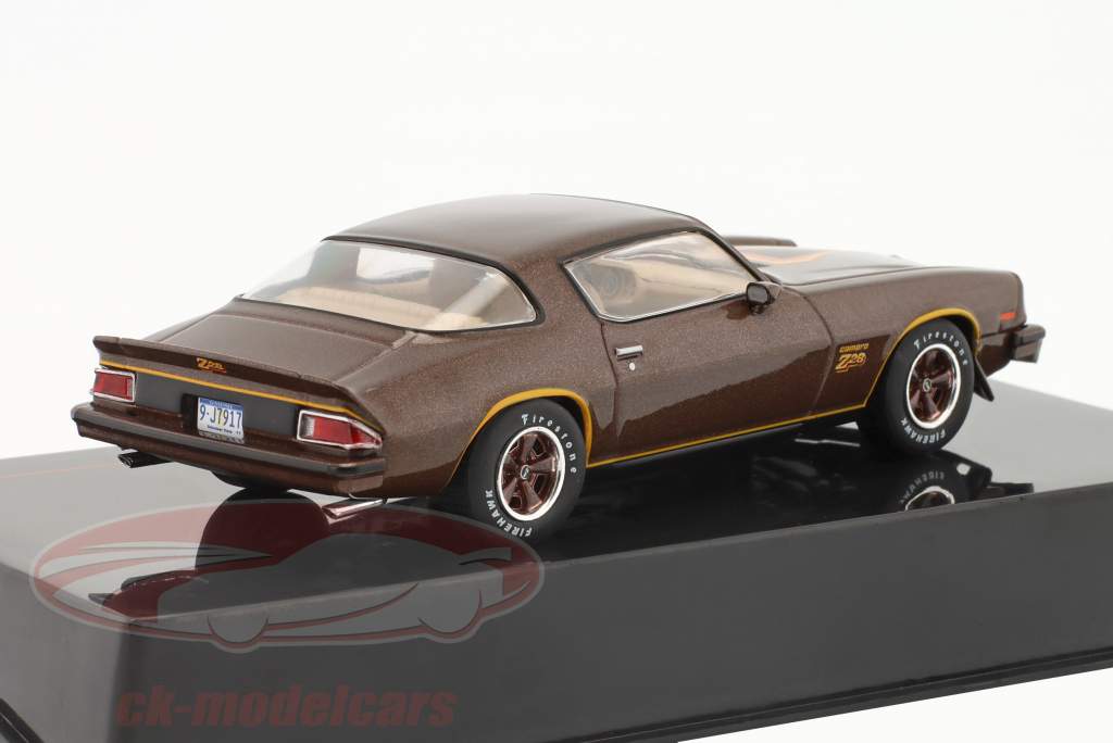 Chevrolet Camaro Z28 Byggeår 1977 Brun metallisk 1:43 Ixo