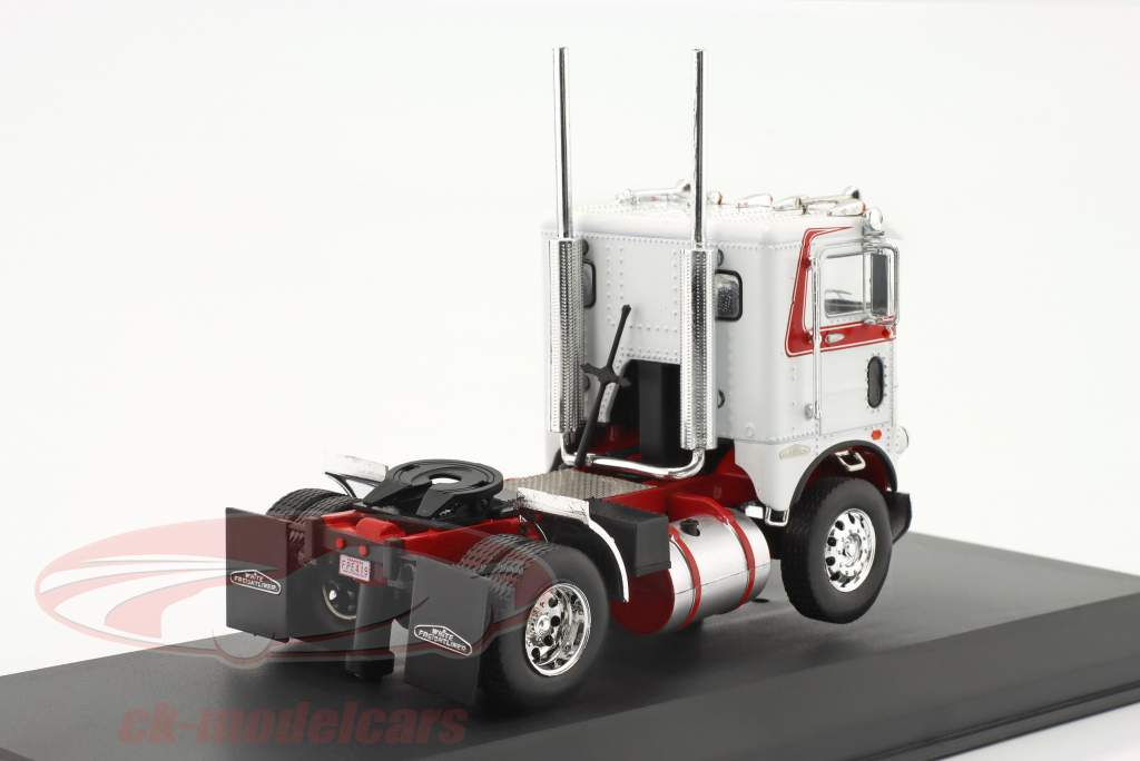 Freightliner COE Année de construction 1976 Blanc / rouge 1:43 Ixo
