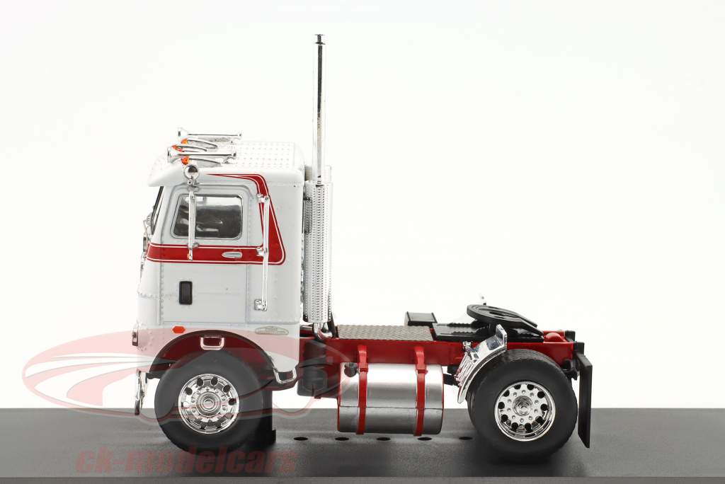 Freightliner COE Année de construction 1976 Blanc / rouge 1:43 Ixo