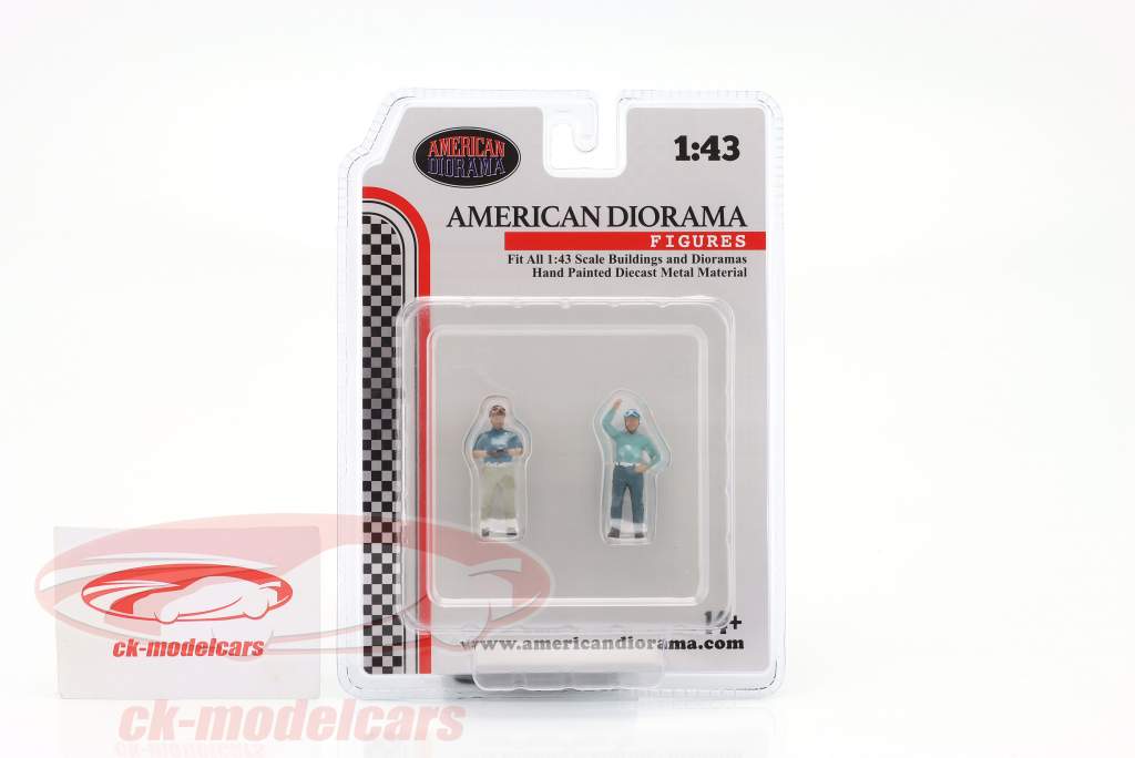 Racing Legends 50s characters Set 1:43 American Diorama