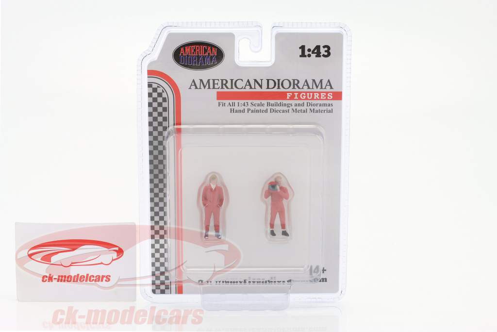 Racing Legends 70s characters Set 1:43 American Diorama