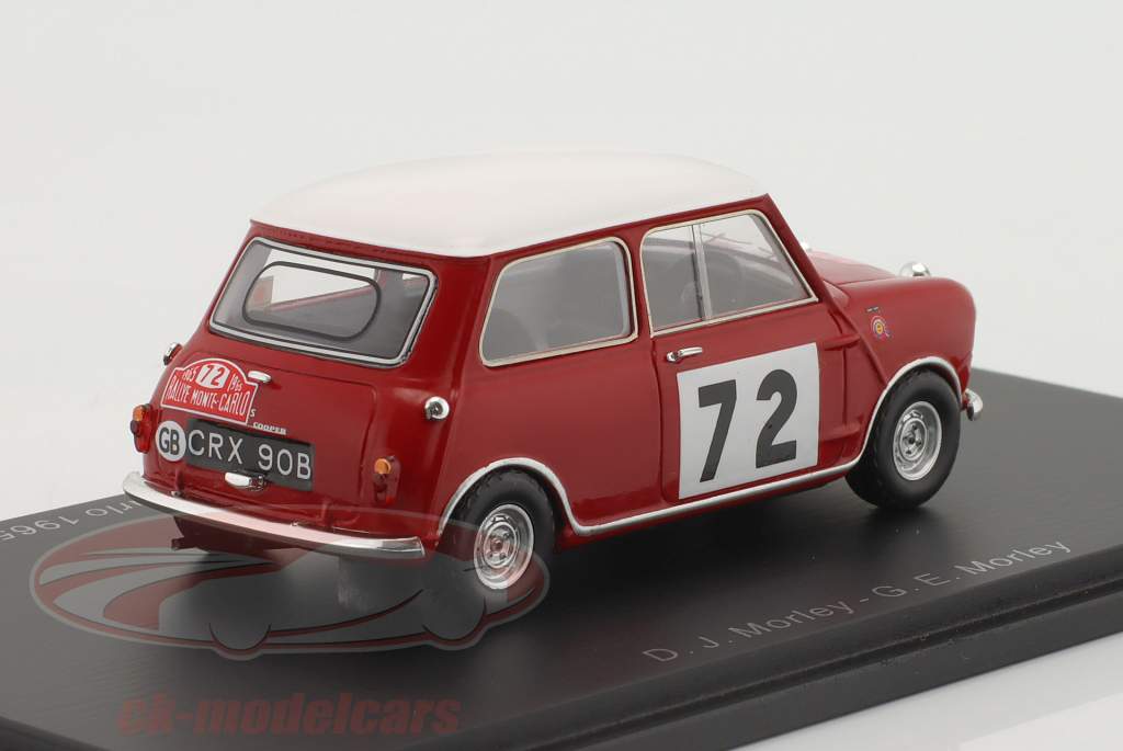 BMC Mini Cooper S #72 Rallye Monte Carlo 1965 D. Morley, G. Morley 1:43 Spark