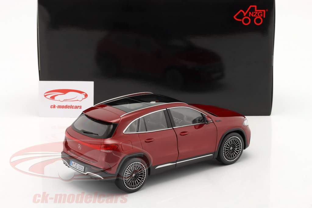 Mercedes-Benz EQA 建设年份 2021 巴塔哥尼亚红 1:18 NZG