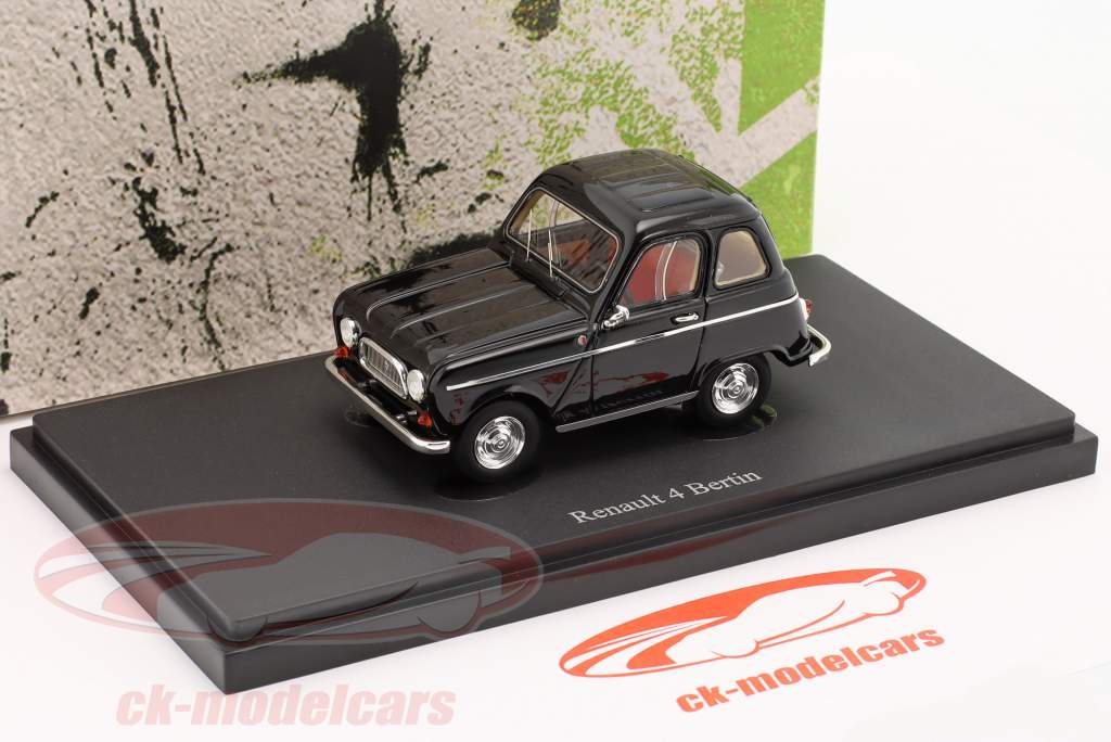 Renault 4 Bertin Année de construction 1969 noir 1:43 AutoCult