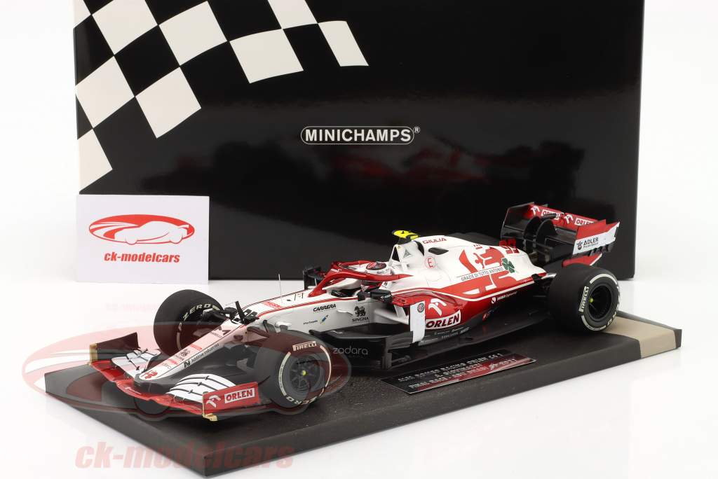 A. Giovinazzi Alfa Romeo Racing C41 #99 Last Race Abu Dhabi formule 1 2021 1:18 Minichamps