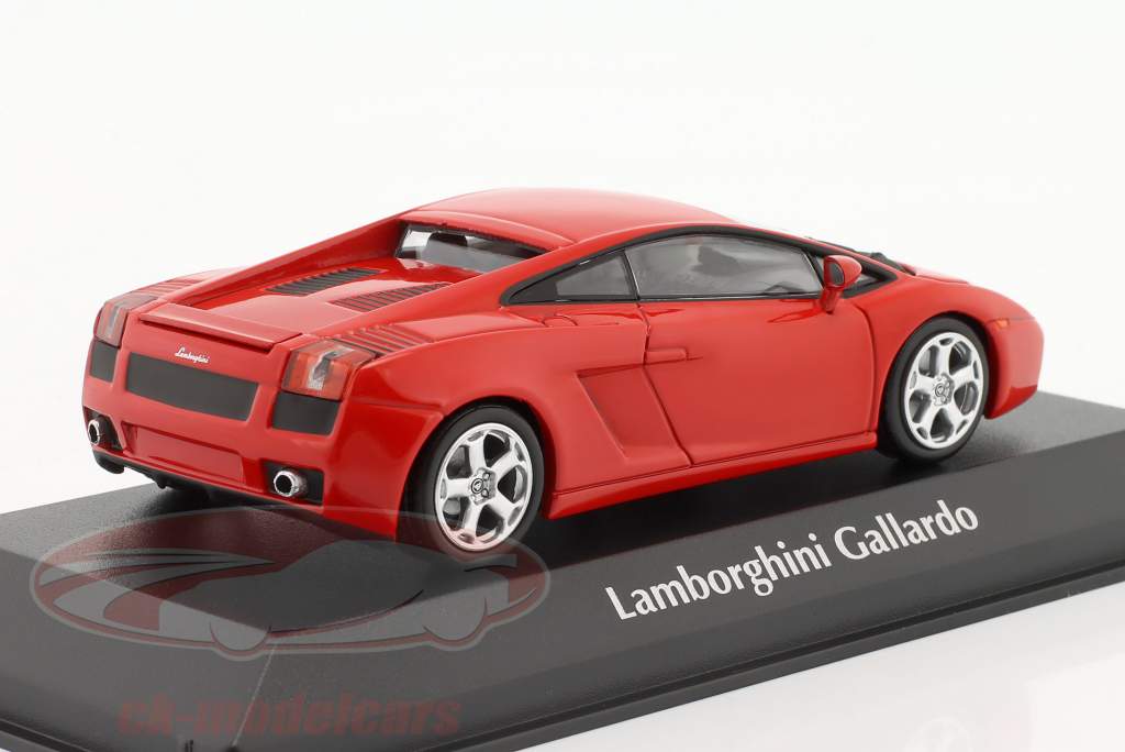 Lamborghini Gallardo ano de construção 2003 vermelho 1:43 Minichamps