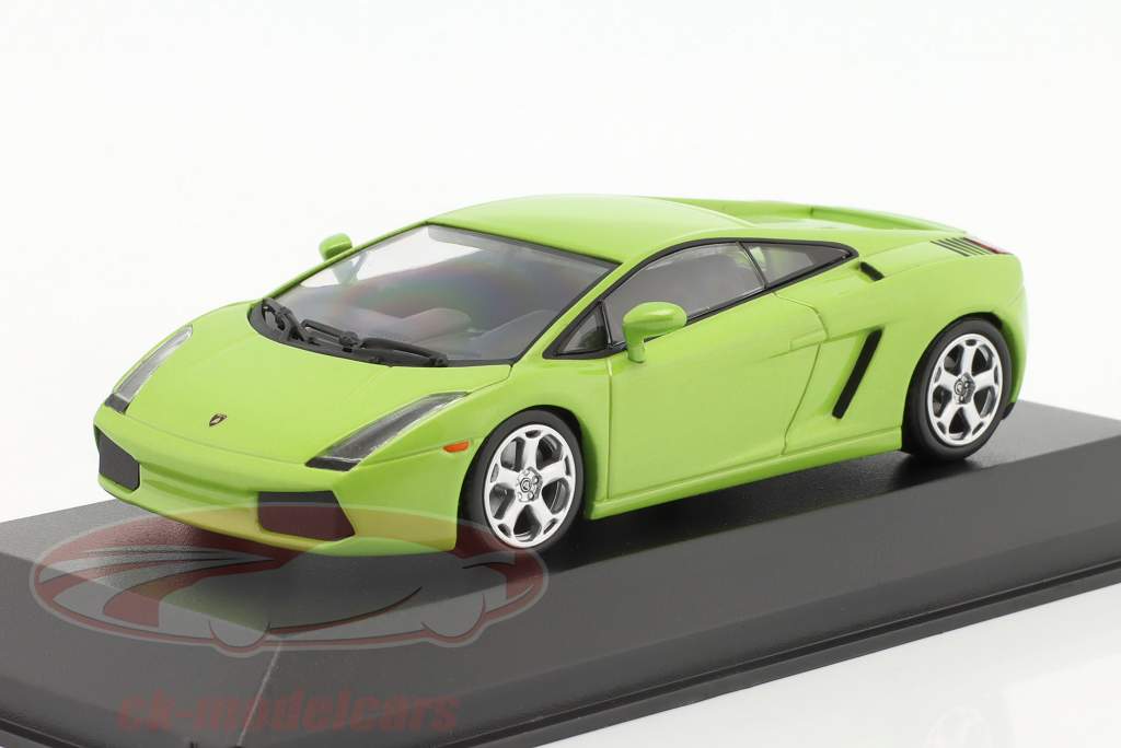 Lamborghini Gallardo Año de construcción 2003 verde metálico 1:43 Minichamps