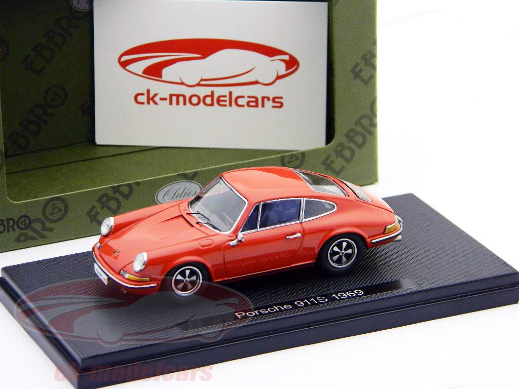 ポルシェ911S年1969赤/赤1：43エブロ