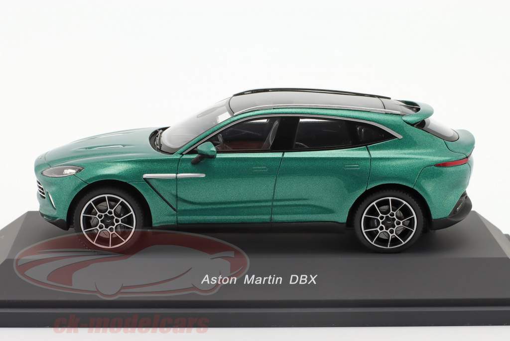 Aston Martin DBX Año de construcción 2020 verde metálico 1:43 Schuco
