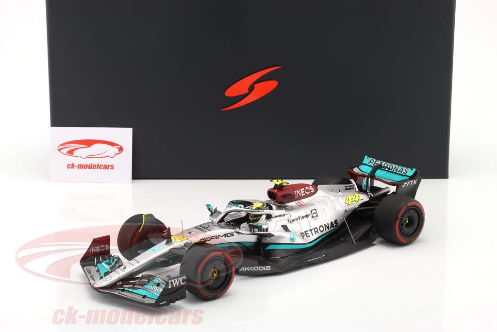 L. Hamilton Mercedes-AMG F1 W13 #44 3rd Bahrain GP formula 1 2022 1:18 Spark