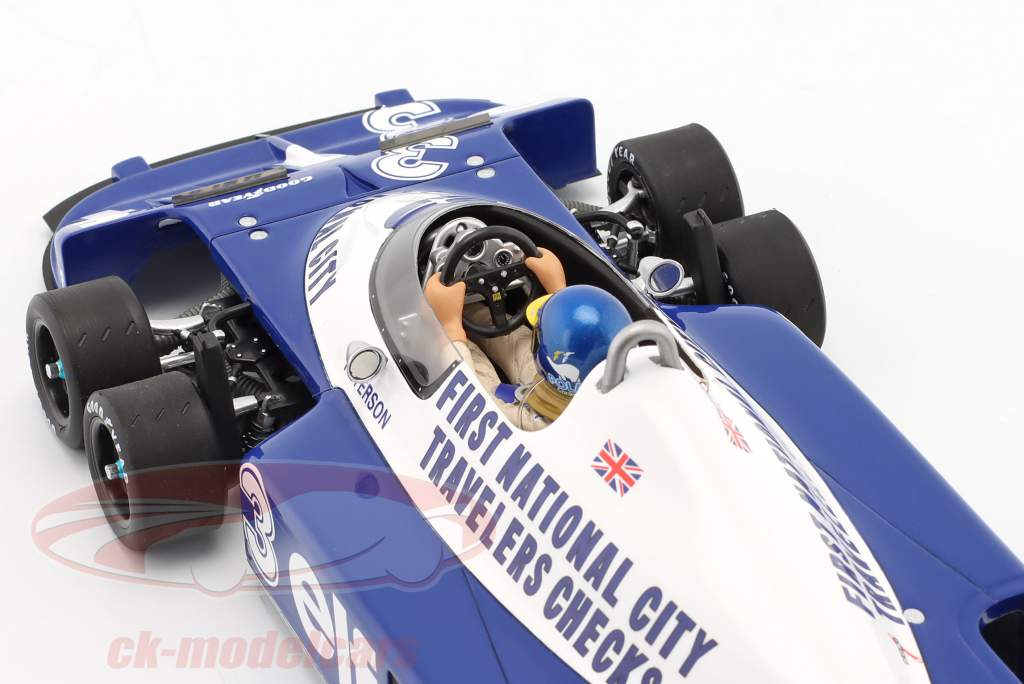 Ronnie Peterson Tyrell P34 #3 6th Italien GP Formel 1 1977 1:18 Spark