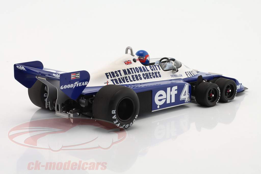 Patrick Depailler Tyrell P34 #4 2nd Canada GP formula 1 1977 1:18 Spark