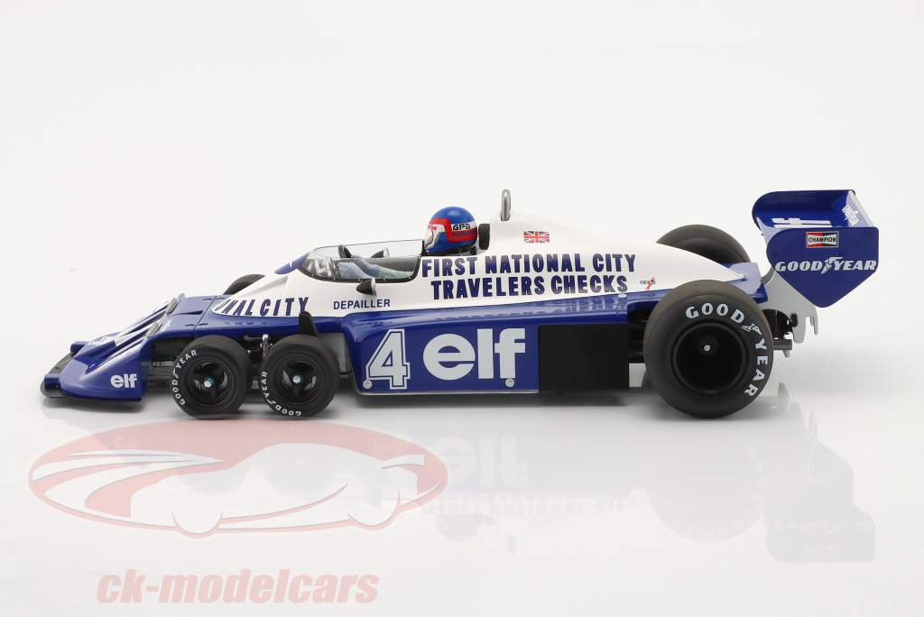 Patrick Depailler Tyrell P34 #4 2nd Canada GP formula 1 1977 1:18 Spark