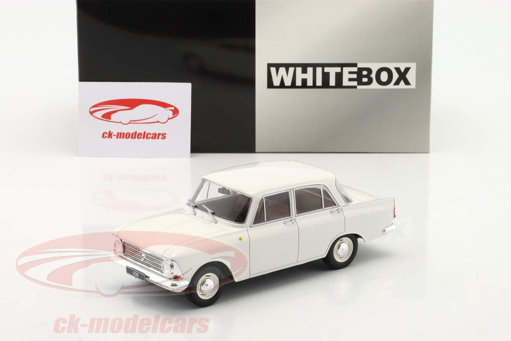 Moskvich 408 Wit 1:24 WhiteBox