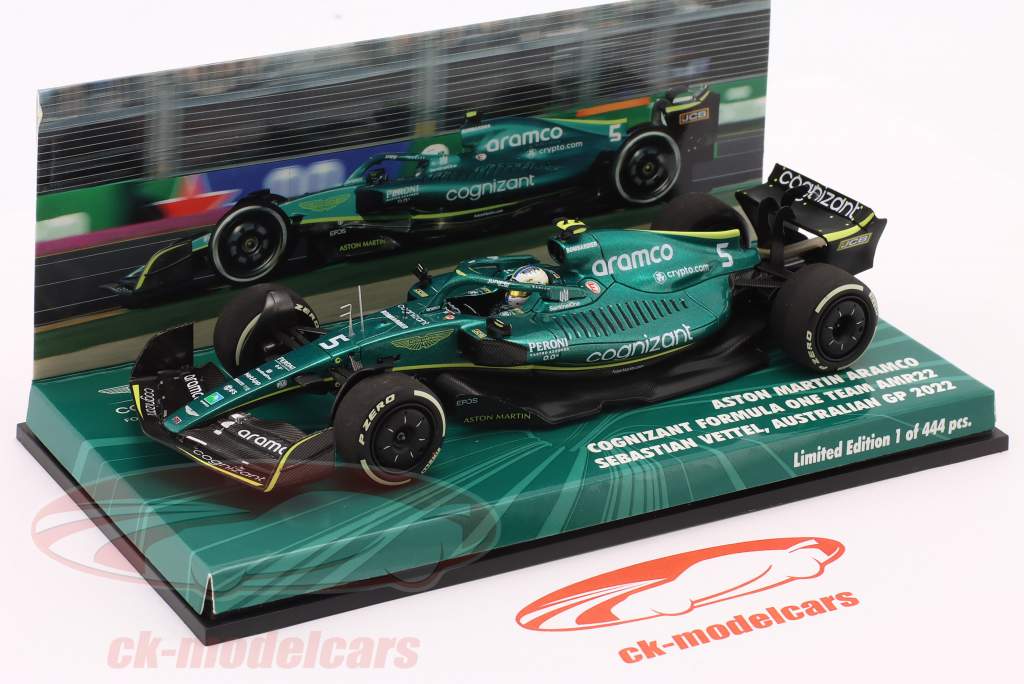 ミニチャンプス 1/43 アストンマーティン 2022 ベッテル ラストレース Minichamps 1:43 S. Vettel Aston Martin AMR22 #5 Australia GP