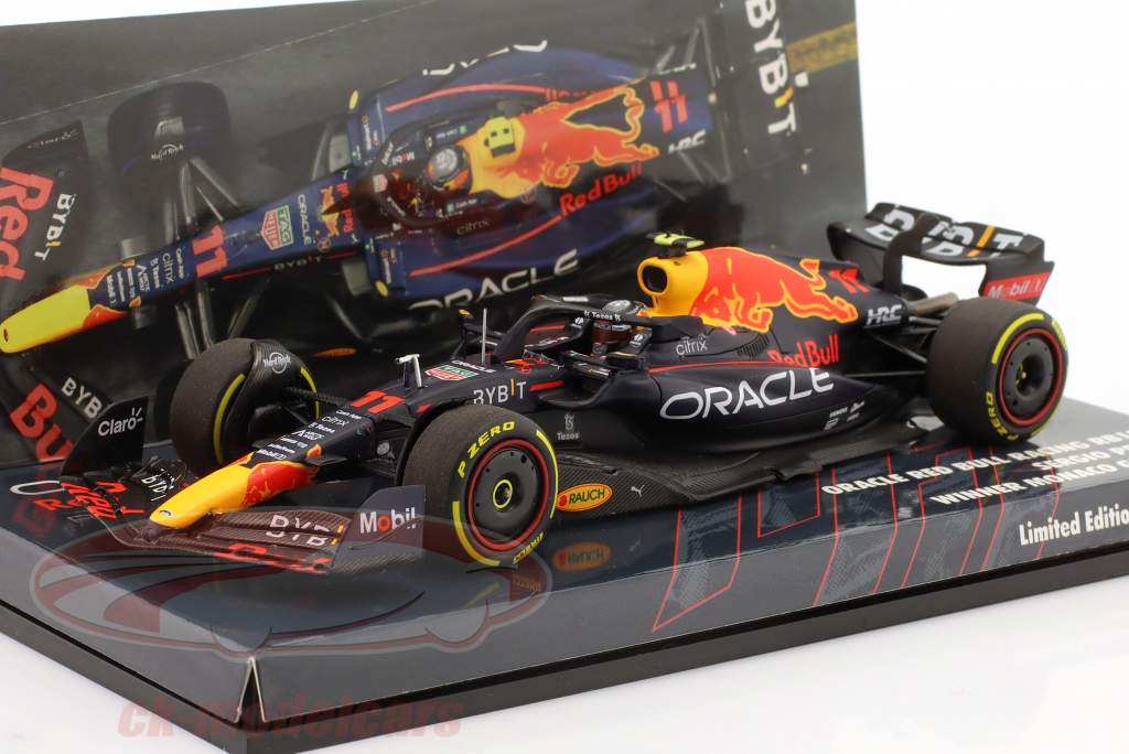 S. Perez Red Bull Racing RB18 #11 Winner Monaco GP formula 1 2022 1:43 Minichamps