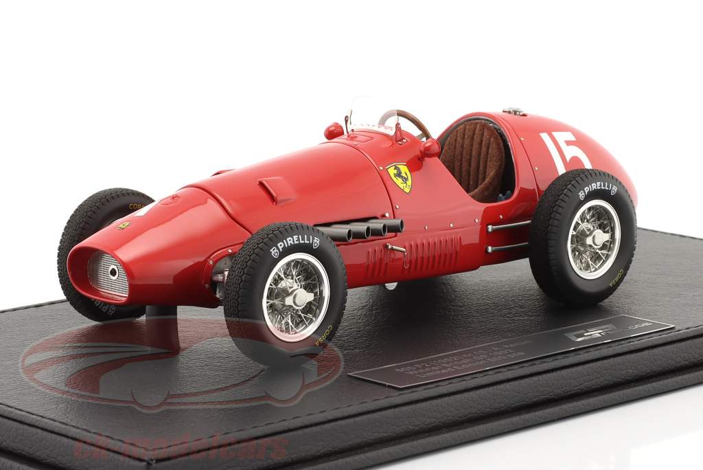 A. Ascari Ferrari 500F2 #15 vinder britisk GP formel 1 Verdensmester 1952 1:18 GP Replicas