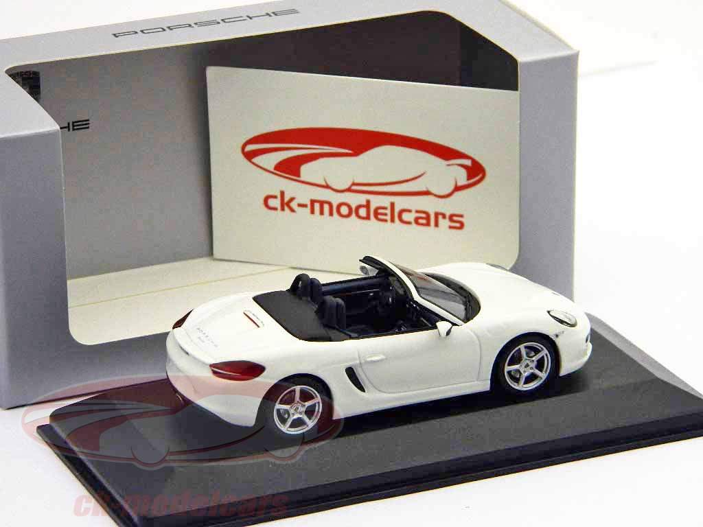 Porsche Boxster branco / branco 1:43 Minichamps