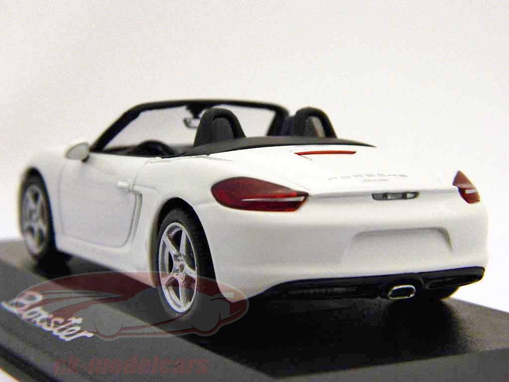 Porsche Boxster wit / wit 1:43 Minichamps