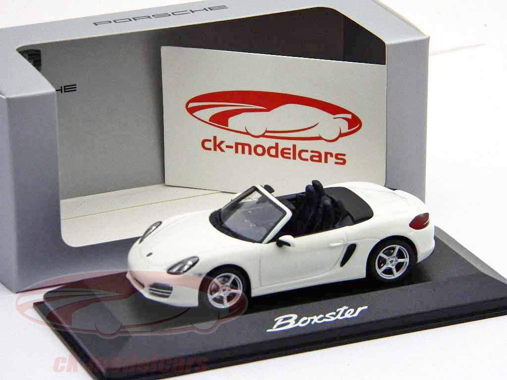 Porsche Boxster blanc / blanc Minichamps 1:43