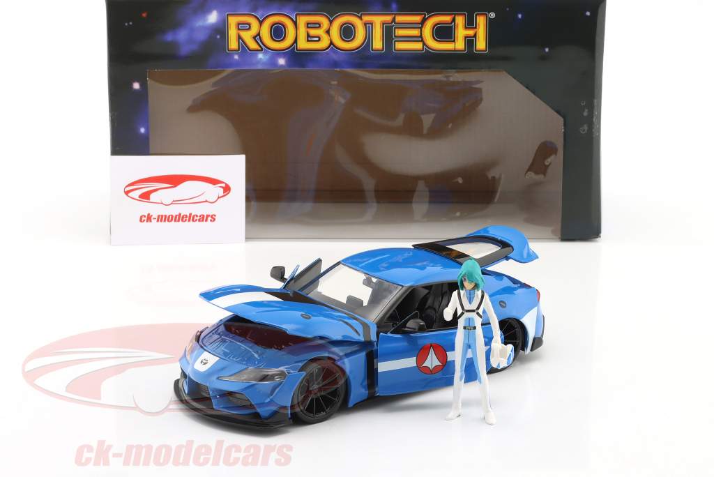 Jadatoys 1:24 Toyota Supra MK5 TV series robotech with