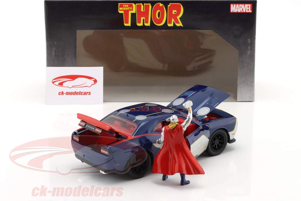 Dodge Challenger SRT Hellcat Movie: Thor with figure Thor 1:24 Jada Toys