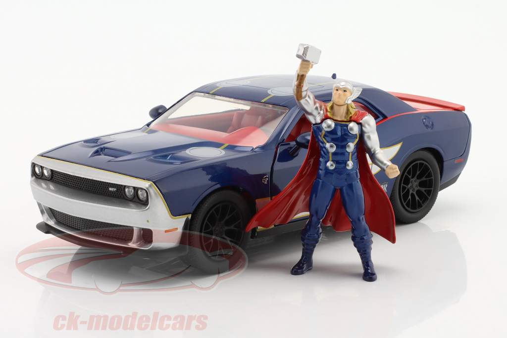 Dodge Challenger SRT Hellcat Movie: Thor with figure Thor 1:24 Jada Toys